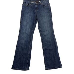 Axcess Favorite Fit Bootcut Jeans Womens 10 Blue Wash High Rise Stretch 33x31